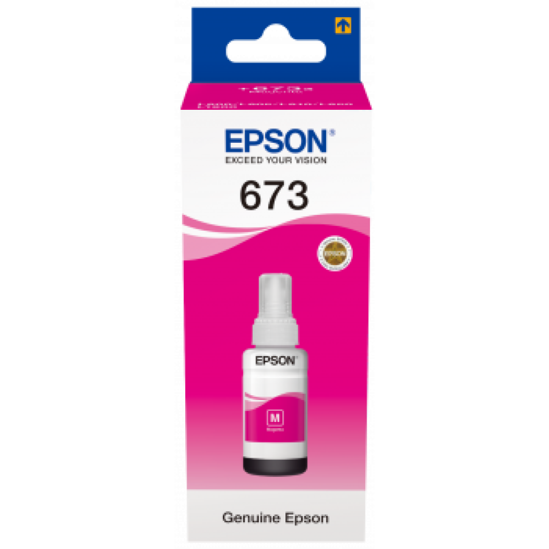 Epson 673 EcoTank Magenta Kartric boyası