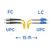 Patch Cord SM FC-LC 15 m