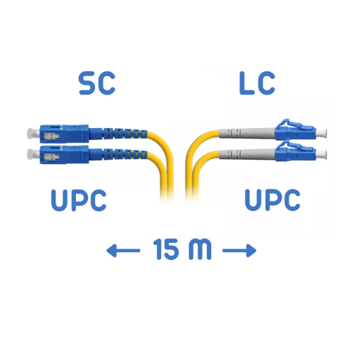 Patch Cord SM SC-LC 15 m