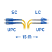 Патч корд  SC-LC 15 m
