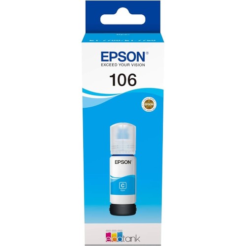 Epson 106 EcoTank Cyan ink bottle