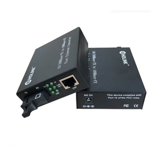 Media Converter 40 km 10/100MB single fiber