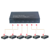 Ethernet Fiber Switch SM 10/100Mb 6 port FX+2 TX tək lifli 20 km